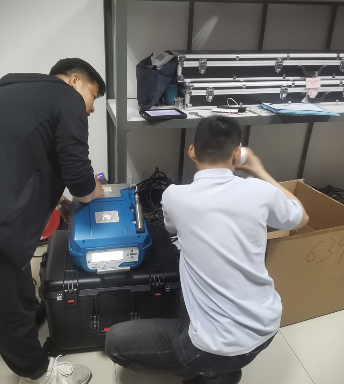 中卫市生态环境监测站PF-300验收培训